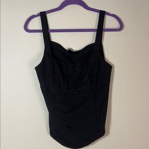 Grace Karin Black Fitted Tank